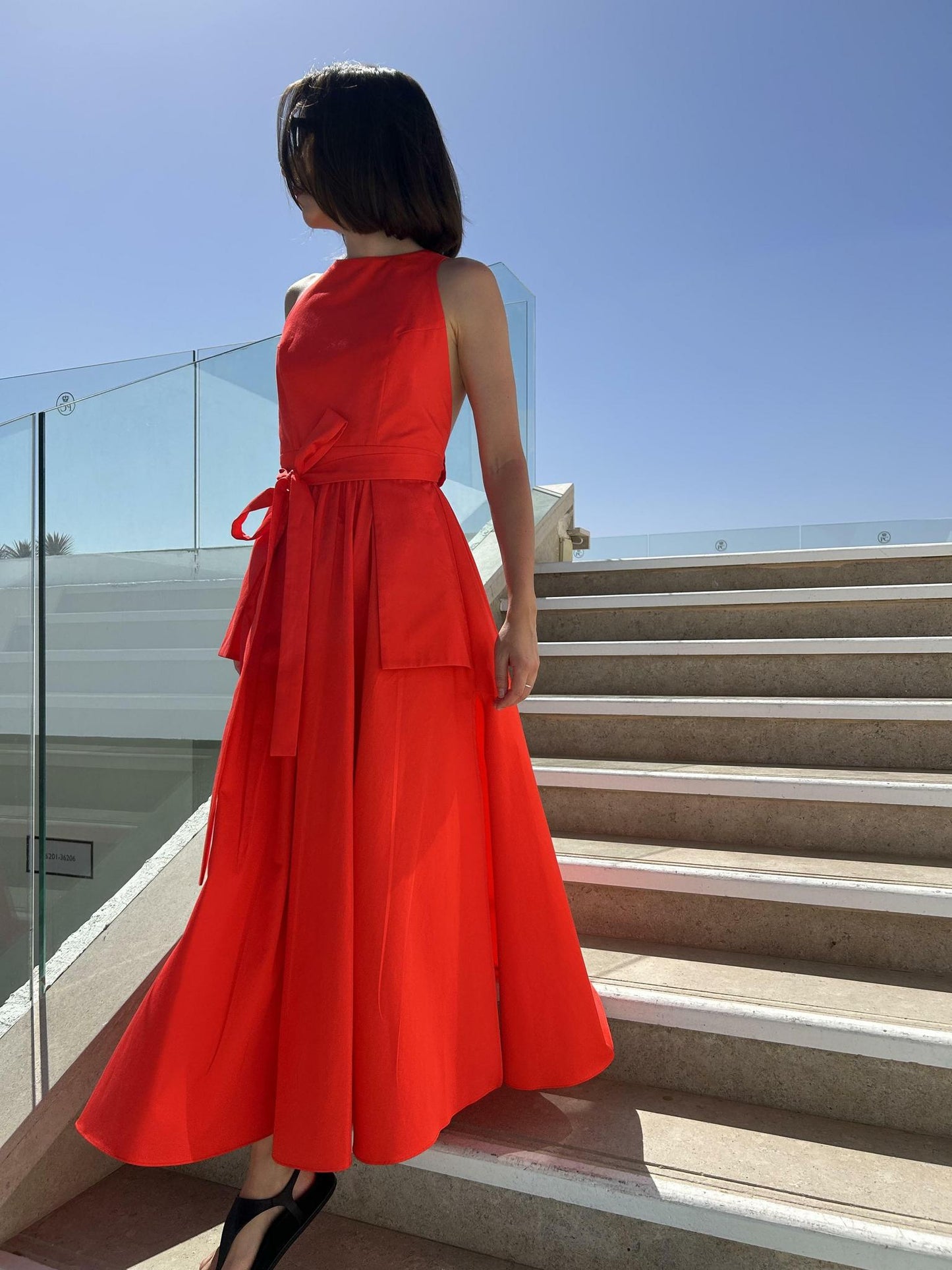Oscar dress red
