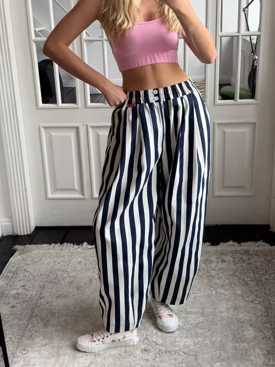 Striped circus pants