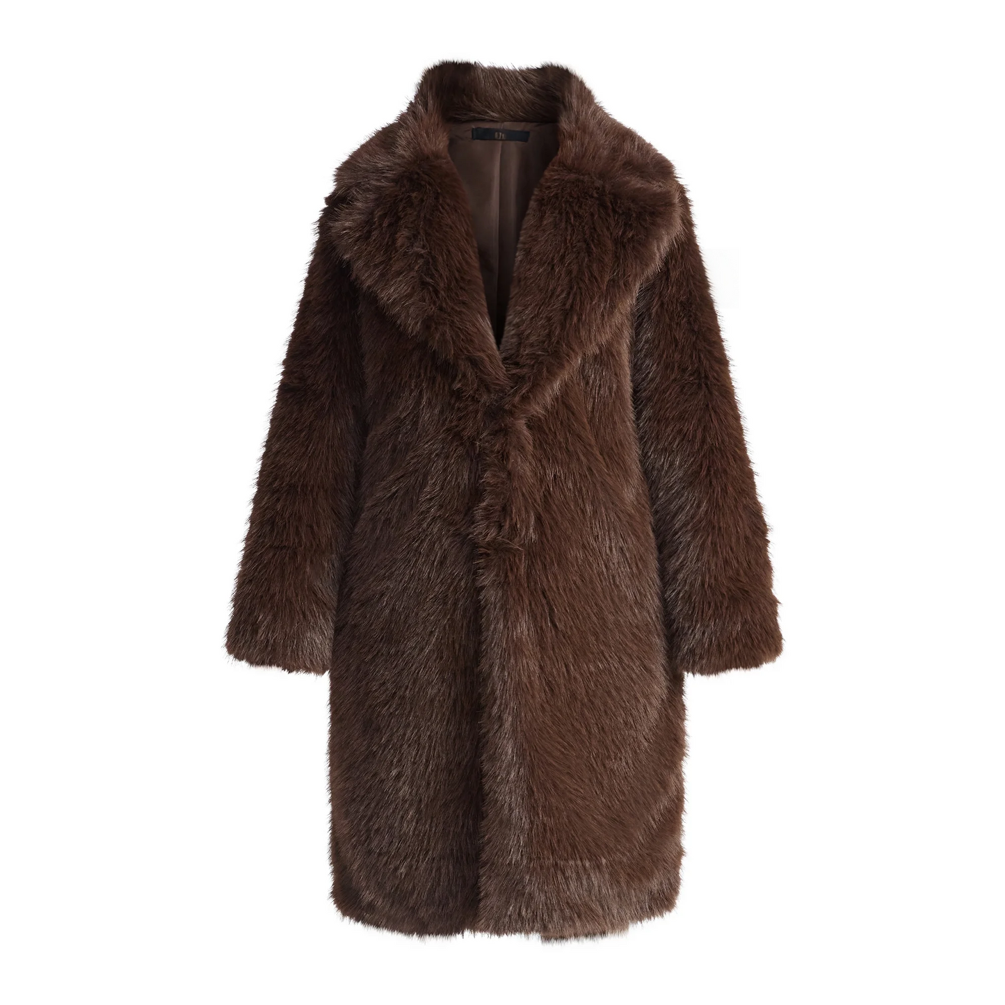 Women's oversized faux fur coat