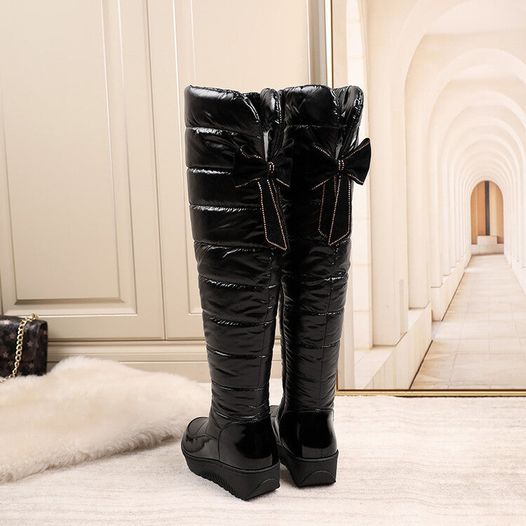 Over-the-knee boots, thickened plus-size snow boots