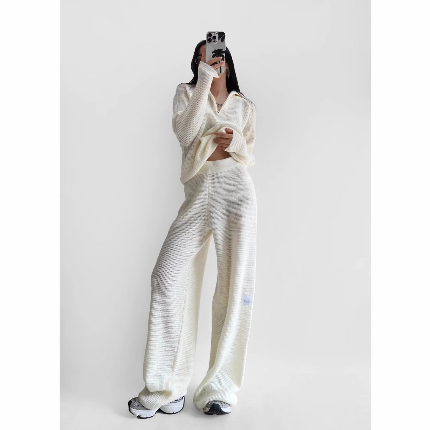 Waffle Casual Comfort Three-Piece Set