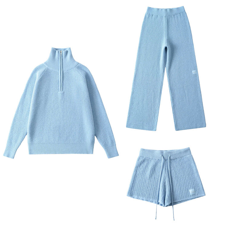 Waffle Casual Comfort Three-Piece Set