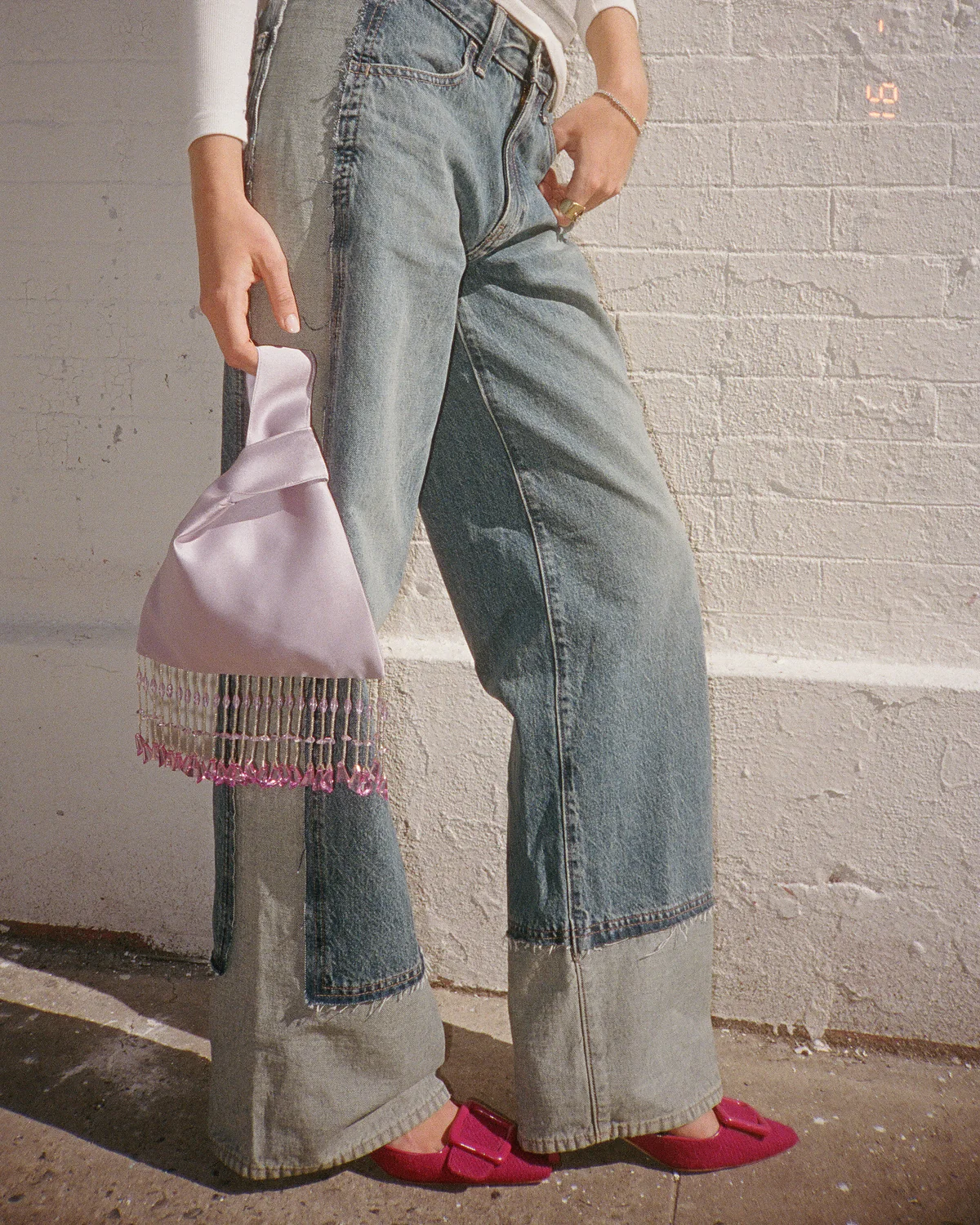 Tassel Japanese knot bag