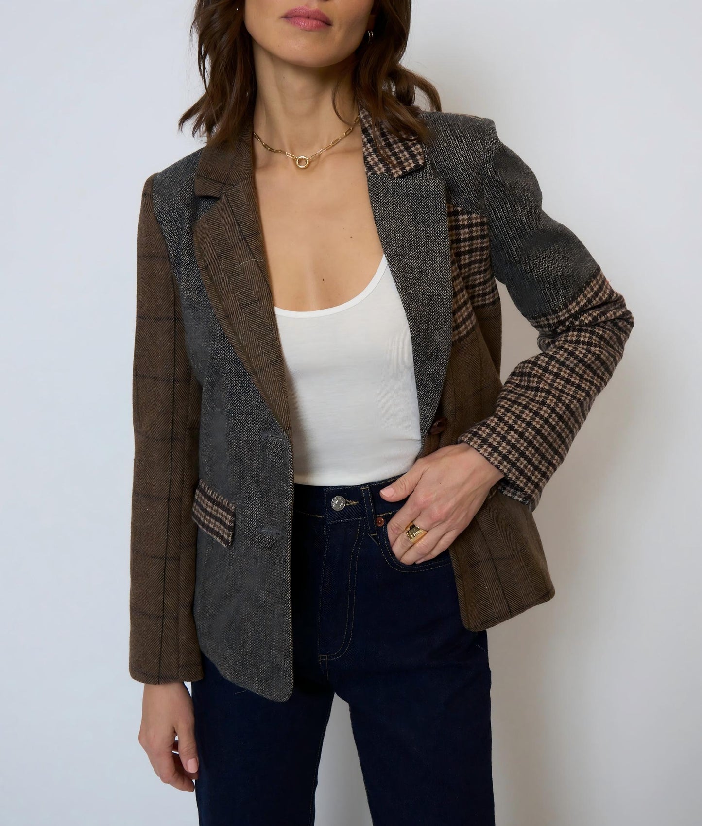 Raven Patchwork Riding Jacket