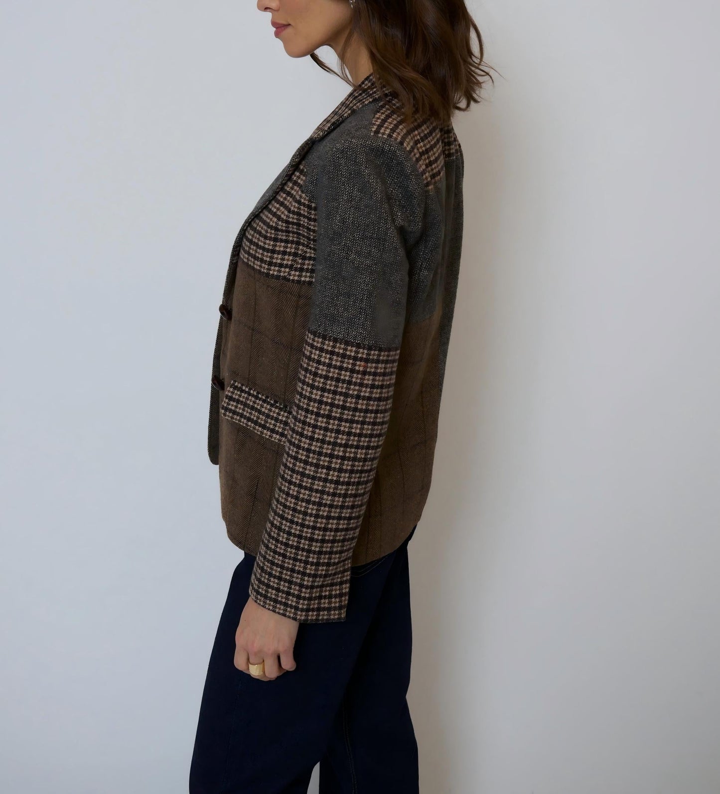Raven Patchwork Riding Jacket