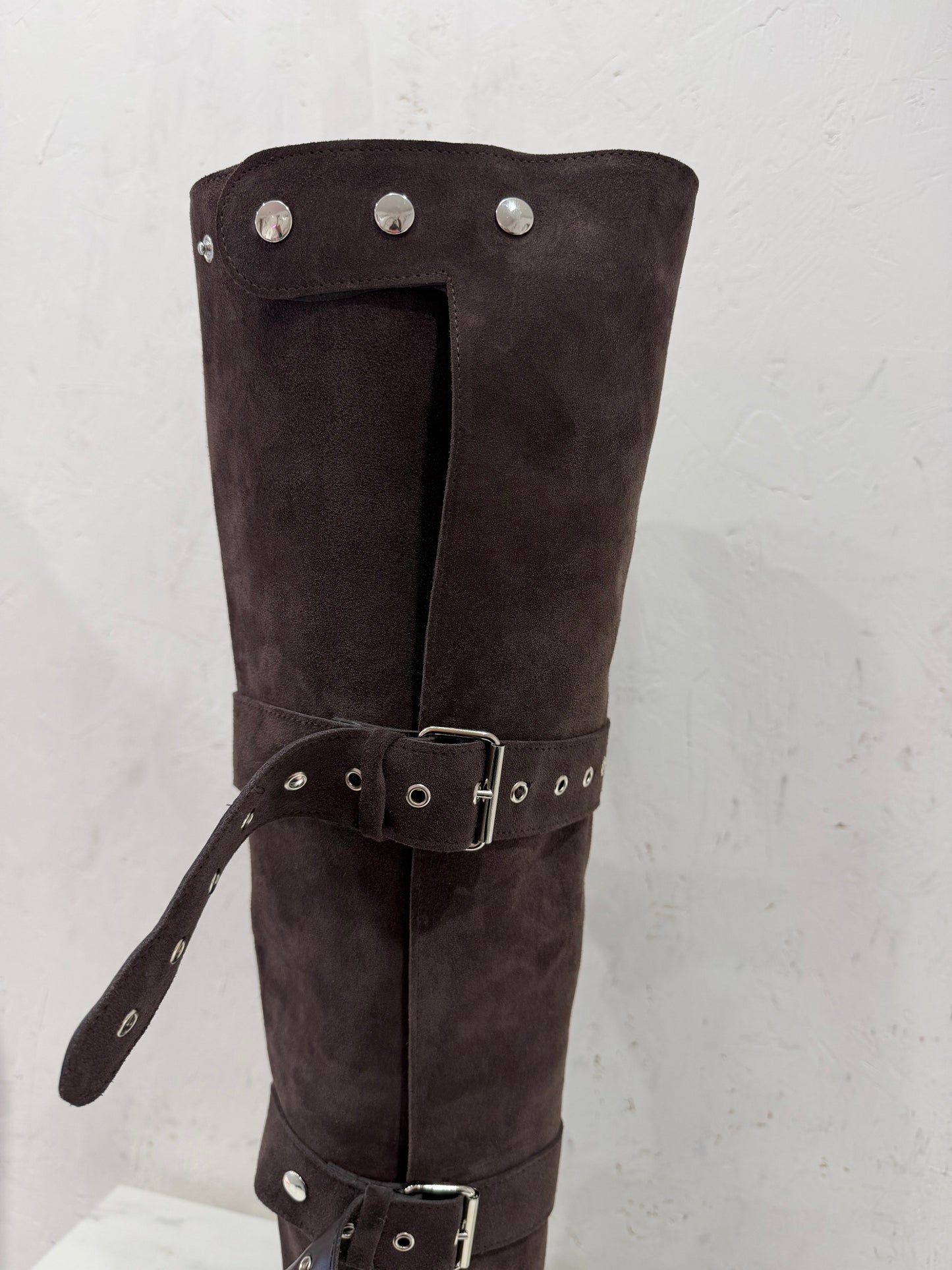 Hummer Chocolate Suede Boots