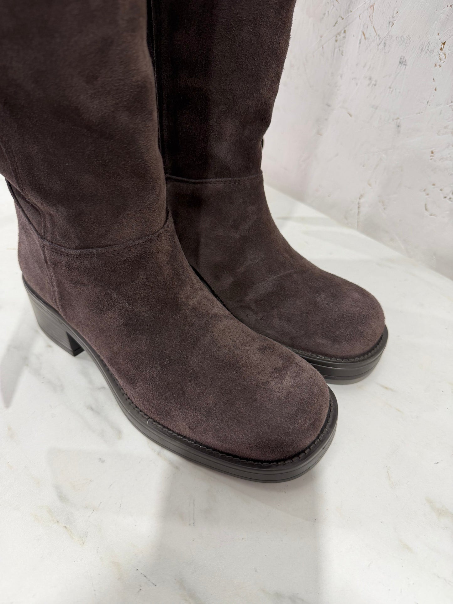Hummer Chocolate Suede Boots