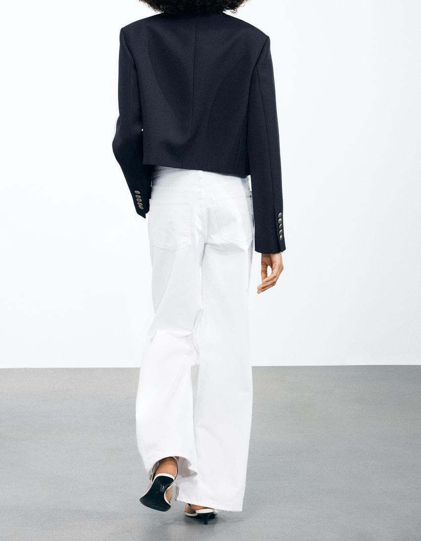 Wool drawstring jacket