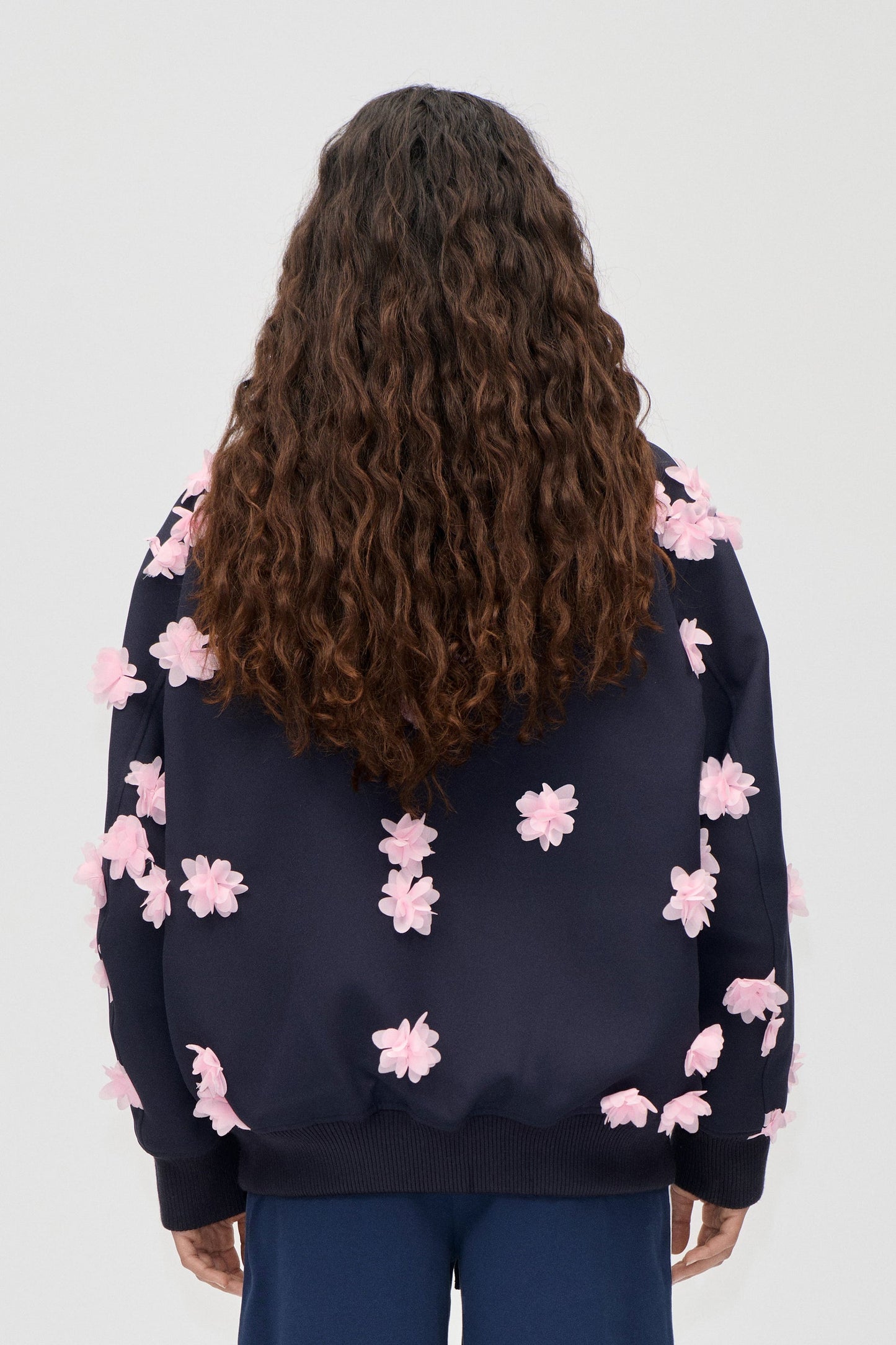Floral bomber jacket