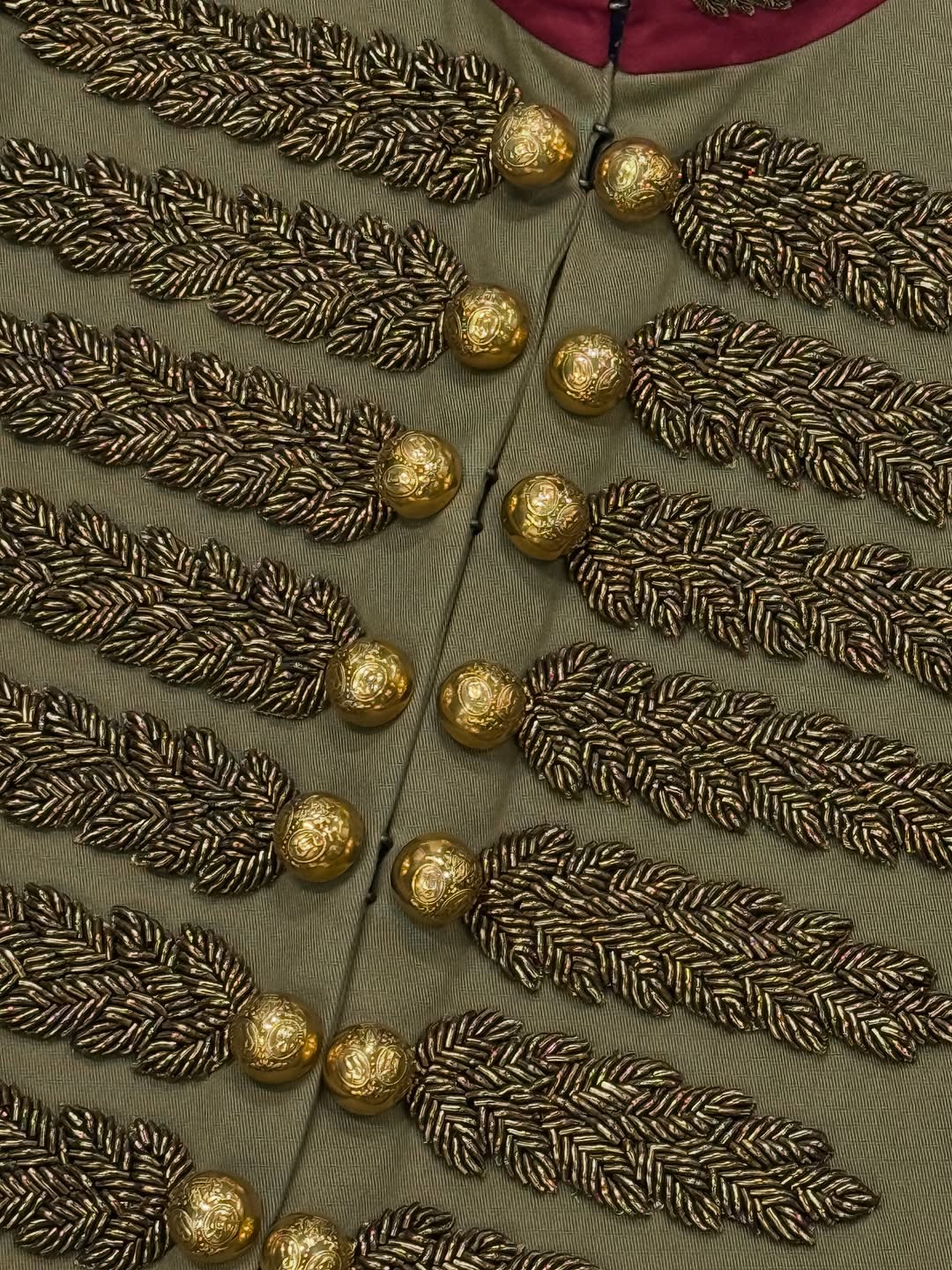 Napoleon stand-up collar jacket