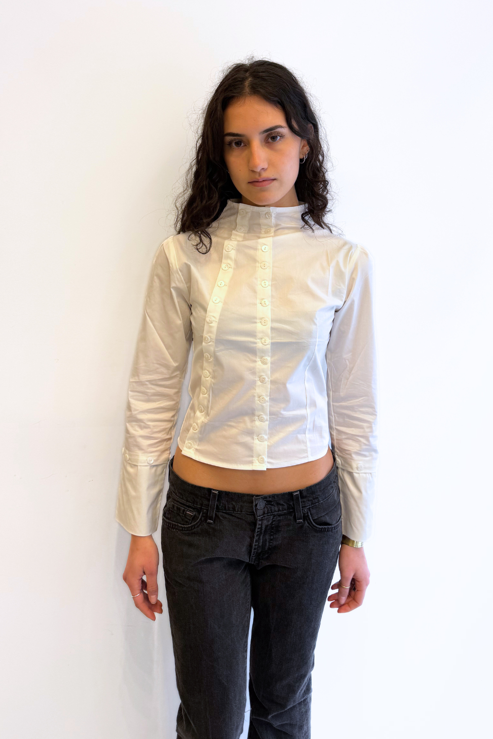 Mother-of-pearl button shirt