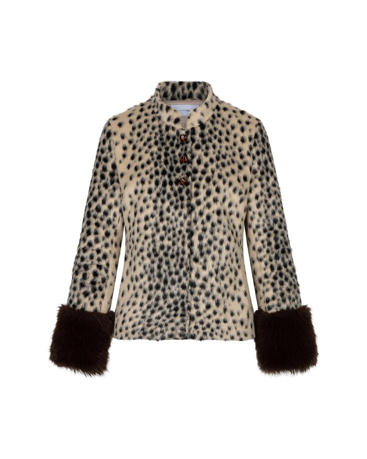 Faux cashmere jacket