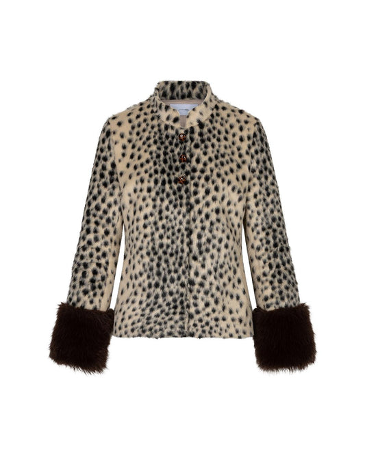 Faux cashmere jacket