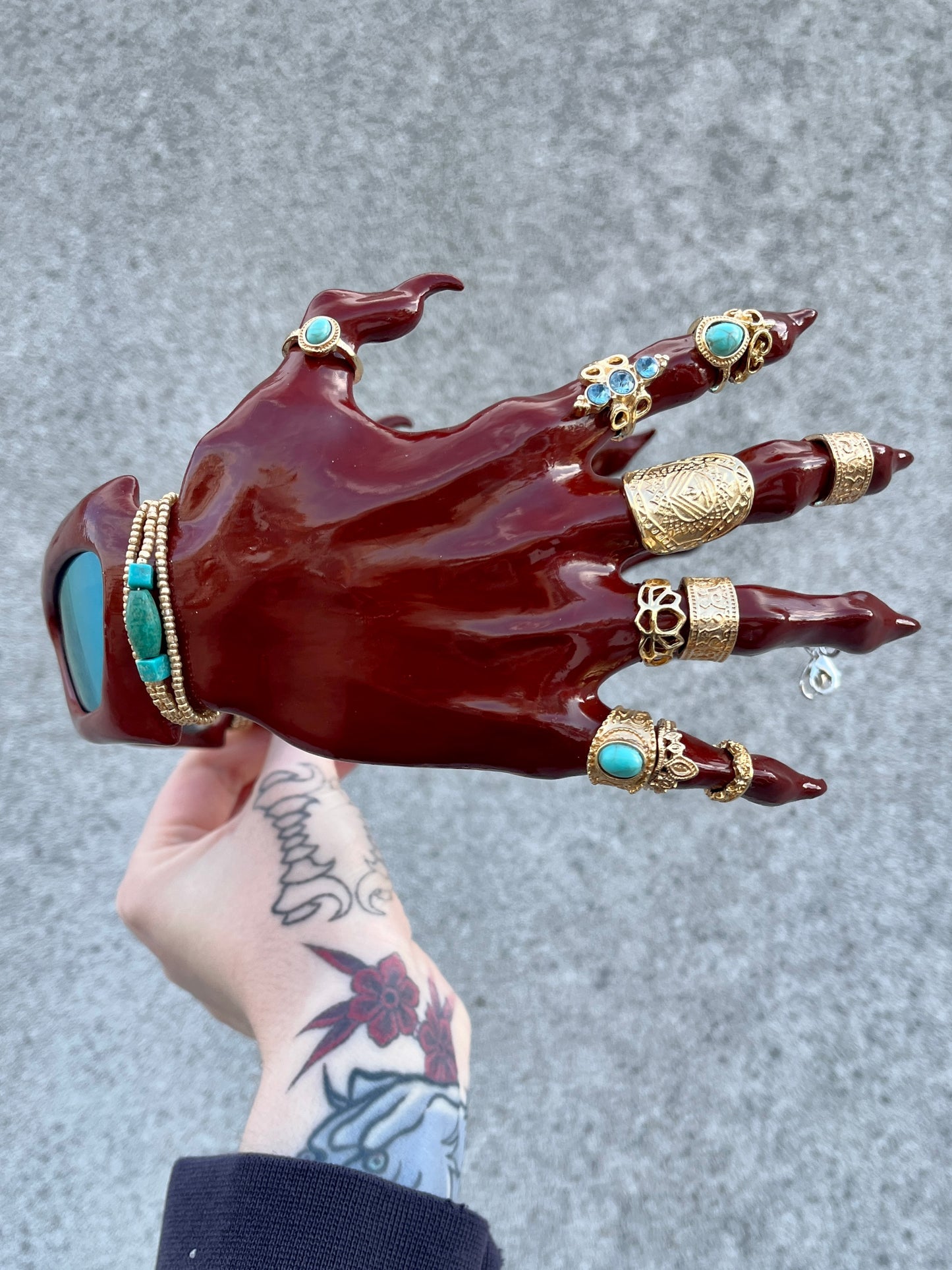 Red Hand Sunglasses