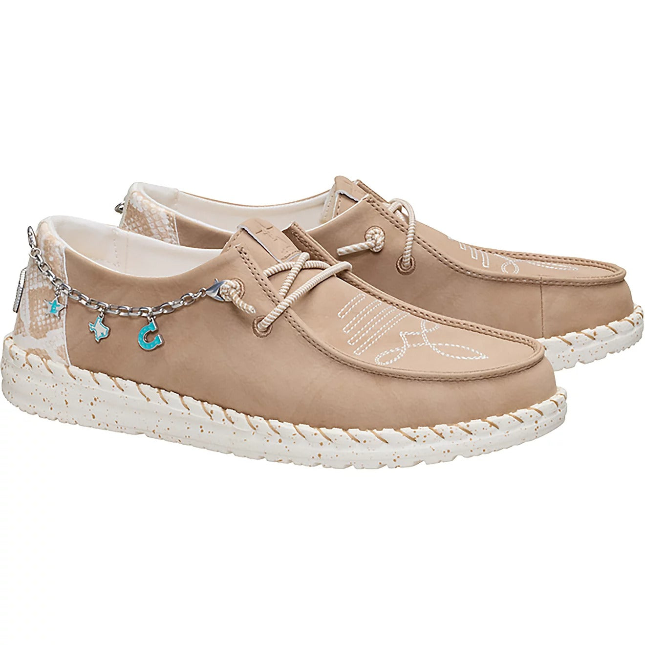 Women's fabric loafers