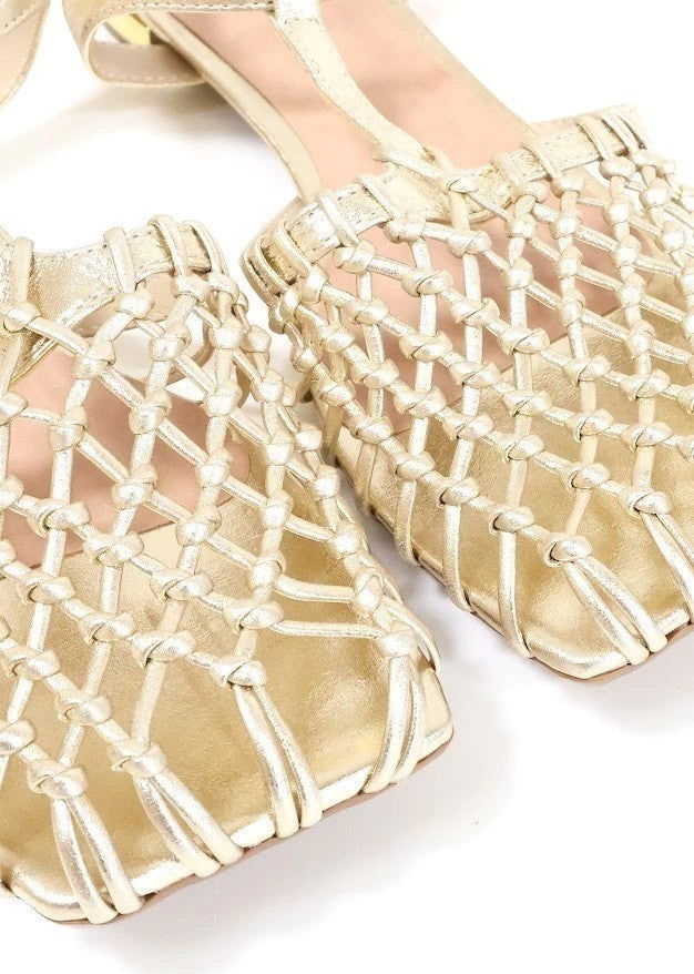 Woven Leather Sandals