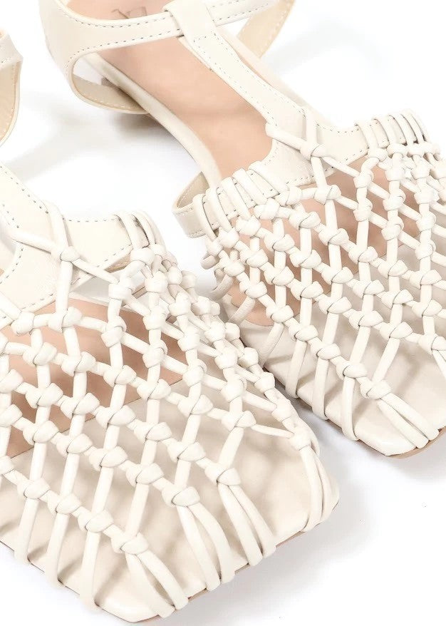 Woven Leather Sandals