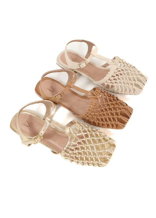 Woven Leather Sandals
