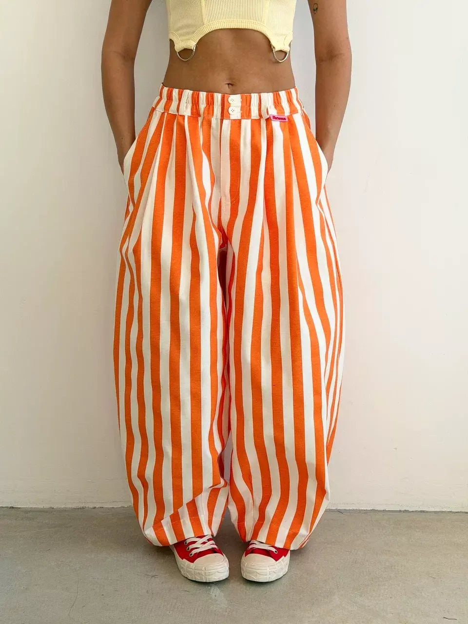 Striped circus pants