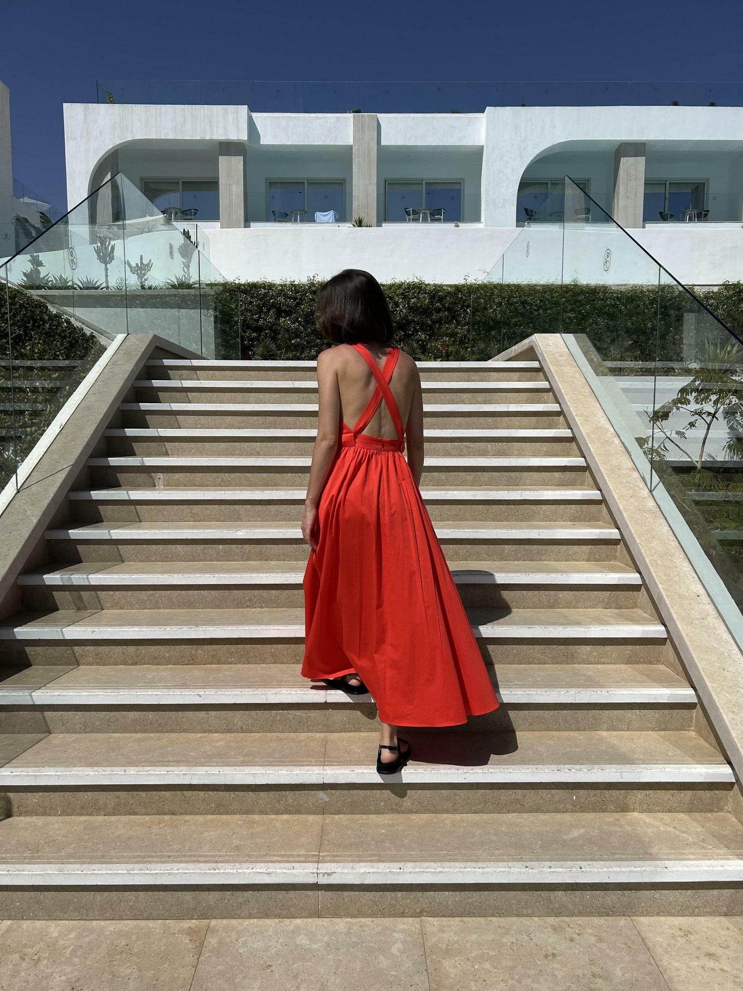  Oscar dress red