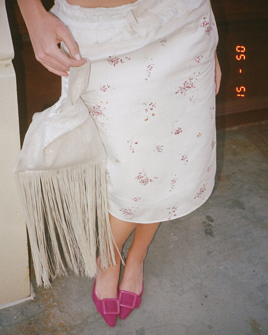 Tassel Japanese knot bag
