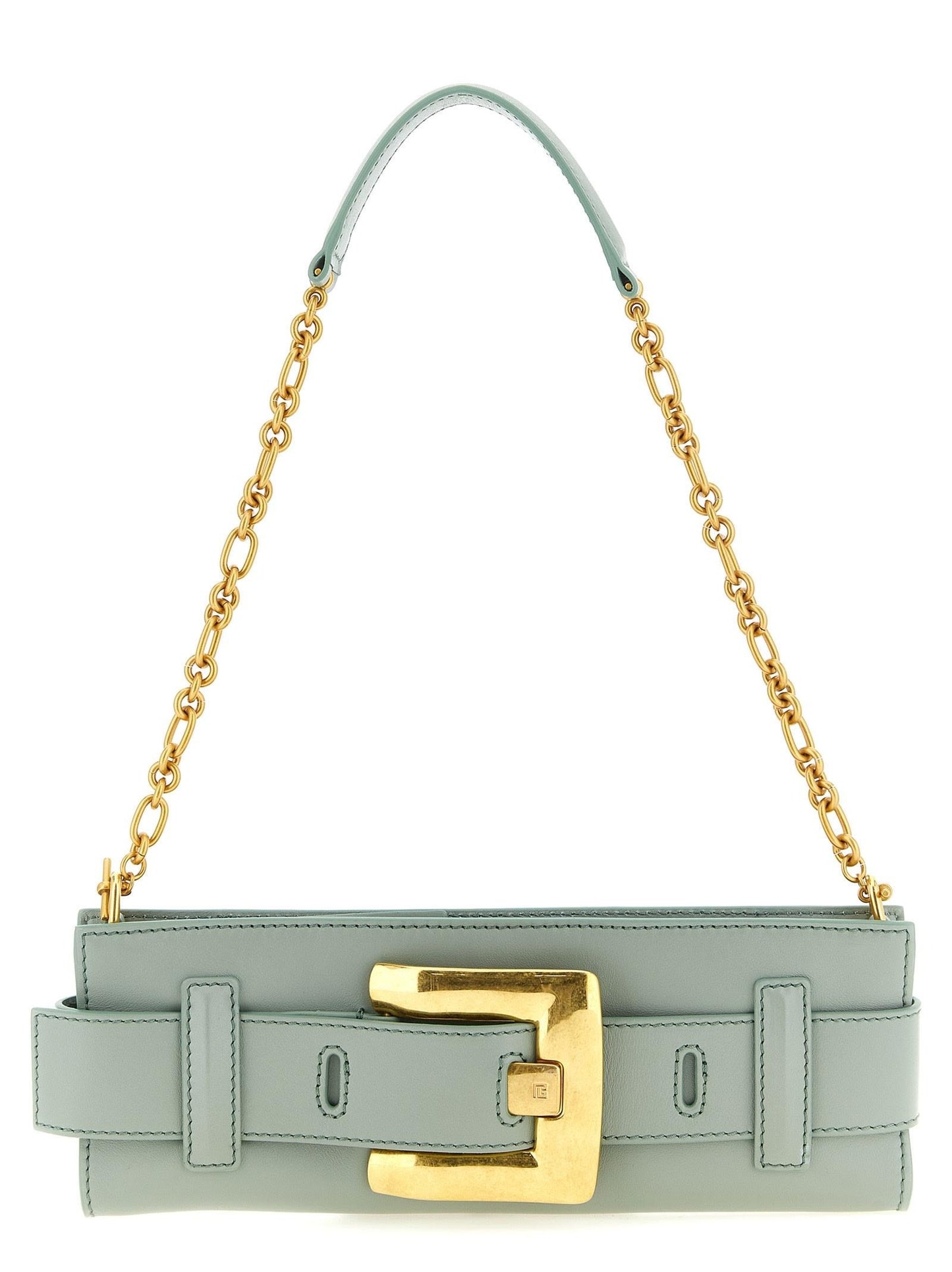 Belt-Style Calfskin Clutch