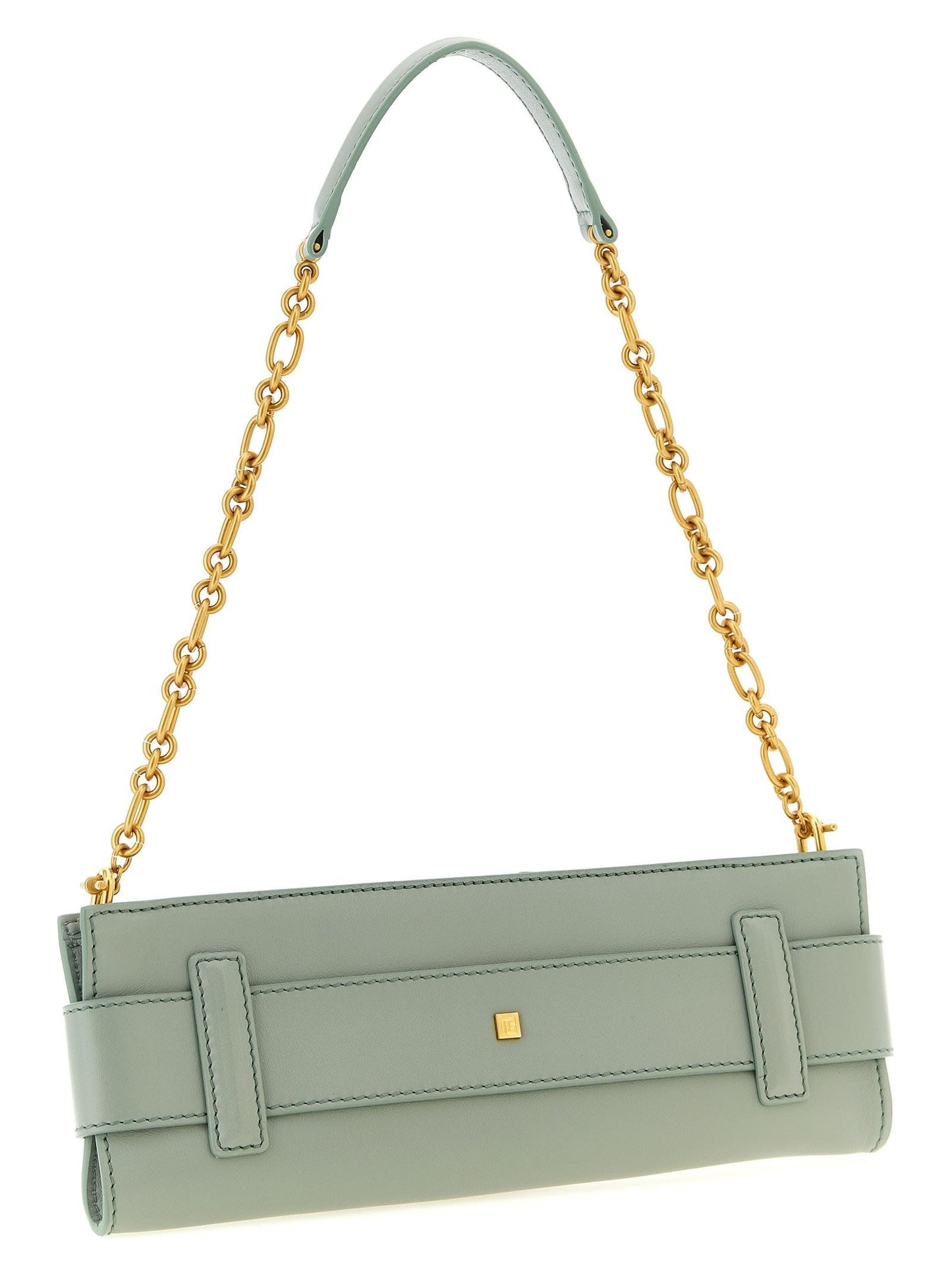 Belt-Style Calfskin Clutch